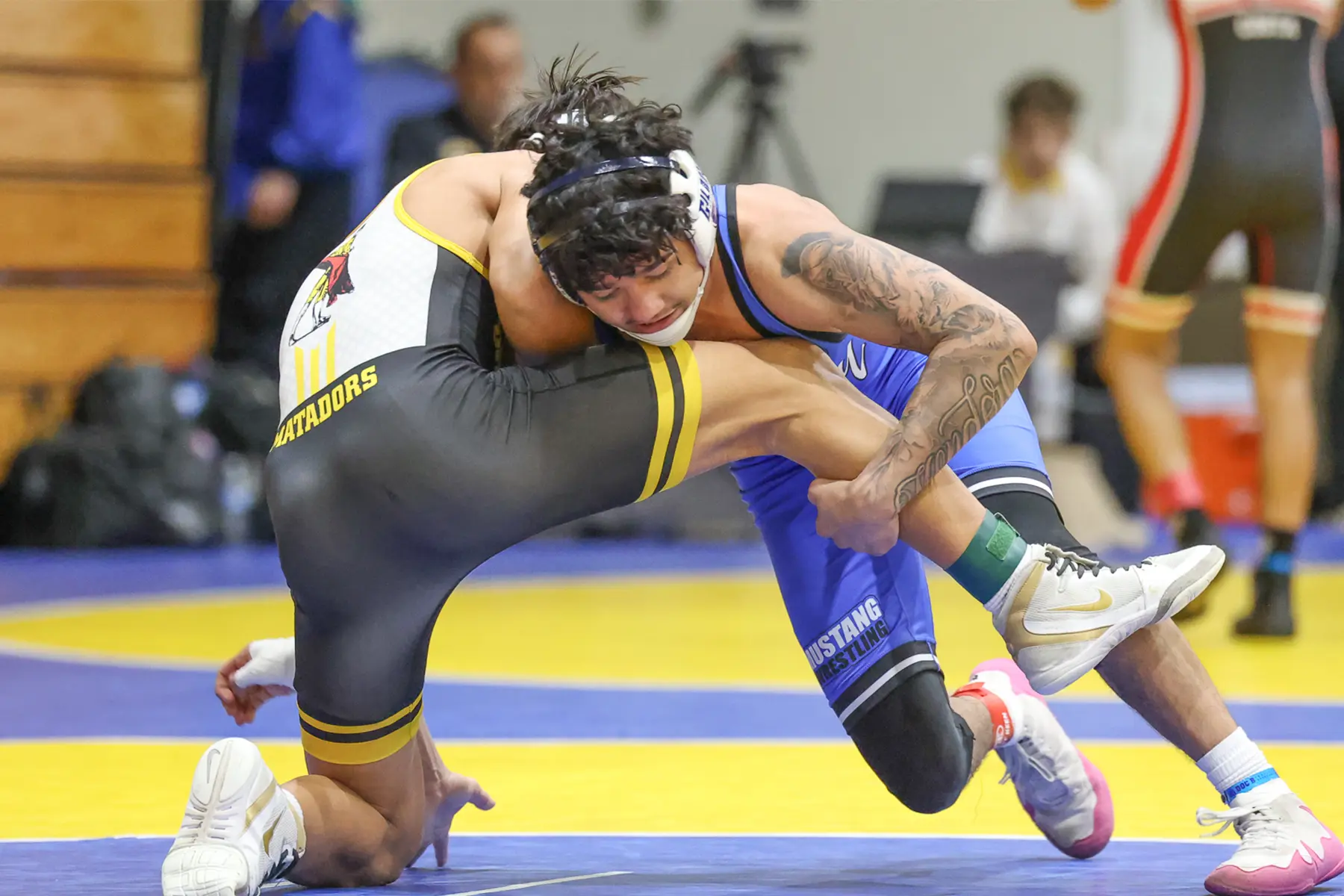 Wrestling fall event